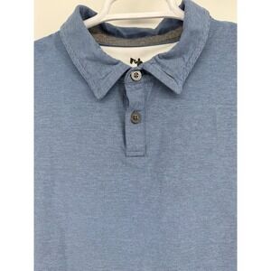 Anderson Ord Performance Golf Polo Men's XL Blue Stripe Deer Creek Country Club